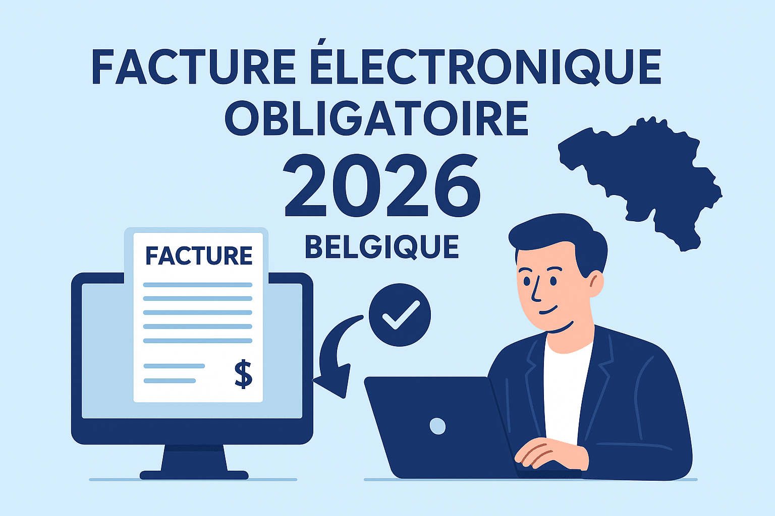 Facture électronique obligatoire en Belgique